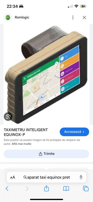 Aparat taximetru equinox casa marcat taxi