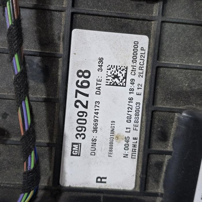 Carcasa aeroterma Opel Astra K