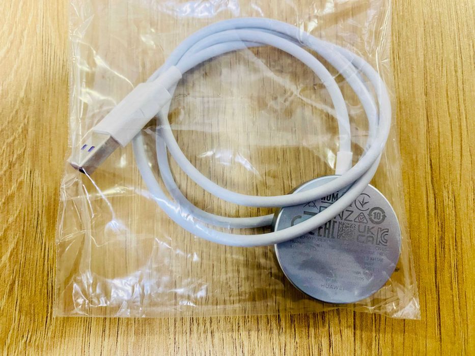 КАТО НОВ !!! Huawei Watch Fit 4, Silver Body with Purple Fluoroelastomer Strap