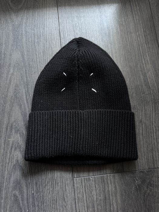 Căciulă Maison Margiela 4 Stitches neagră din lână