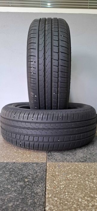 2бр. 215/55/17 Pirelli 7mm грайфер, дот 21г. Безплатен монтаж