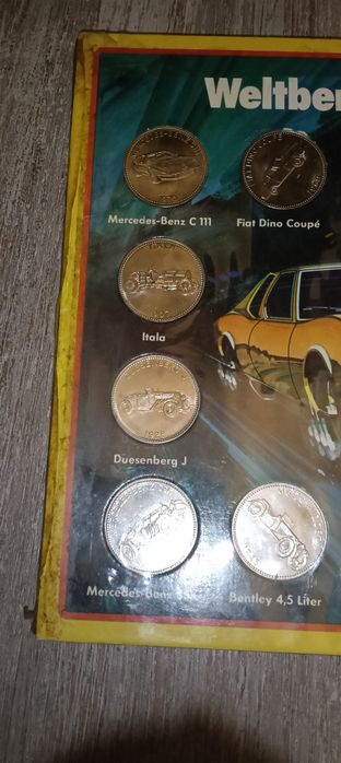 Monede jetoane Shell ani 1970 masini legendare