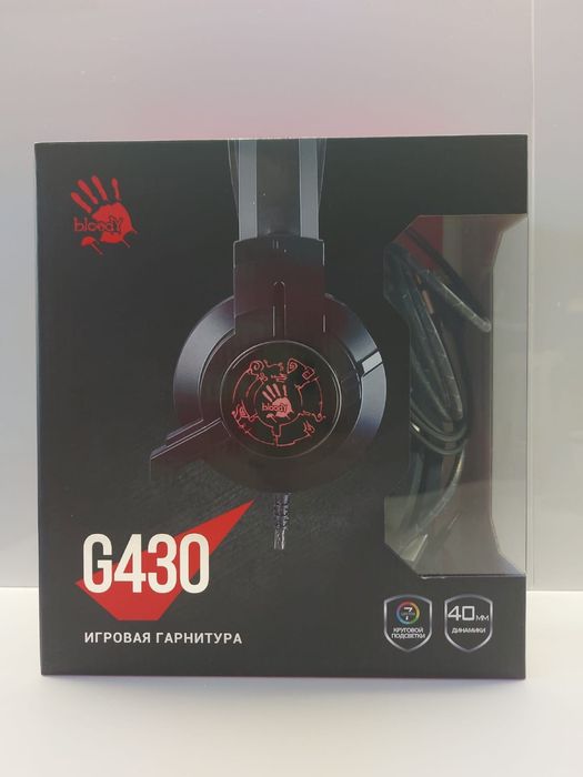 Игровая гарнитура 4ATech Bloody G430 черный