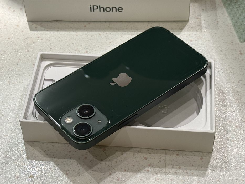 iPhone 13 Mini 128GB Green – Перфектен, 100% Батерия. Гаранция!