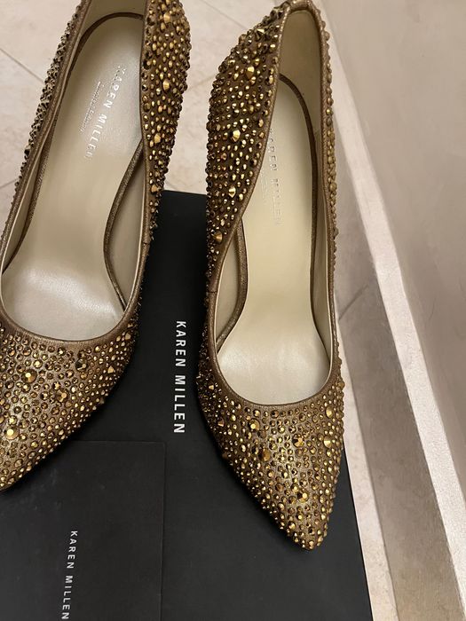 Karen Millen - обувки с камъни сваровски. Michael Kors, Bianci  -  39 номер - 50 евро.