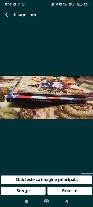 Benzi desenate colectia Marvel - Captain
America 4 si Civil War. Citit
