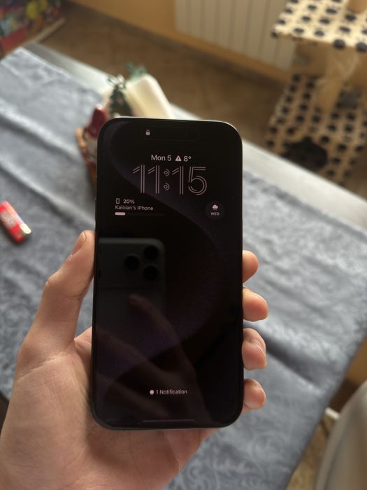 iPhone 15 Pro, 128 GB, blue titanium