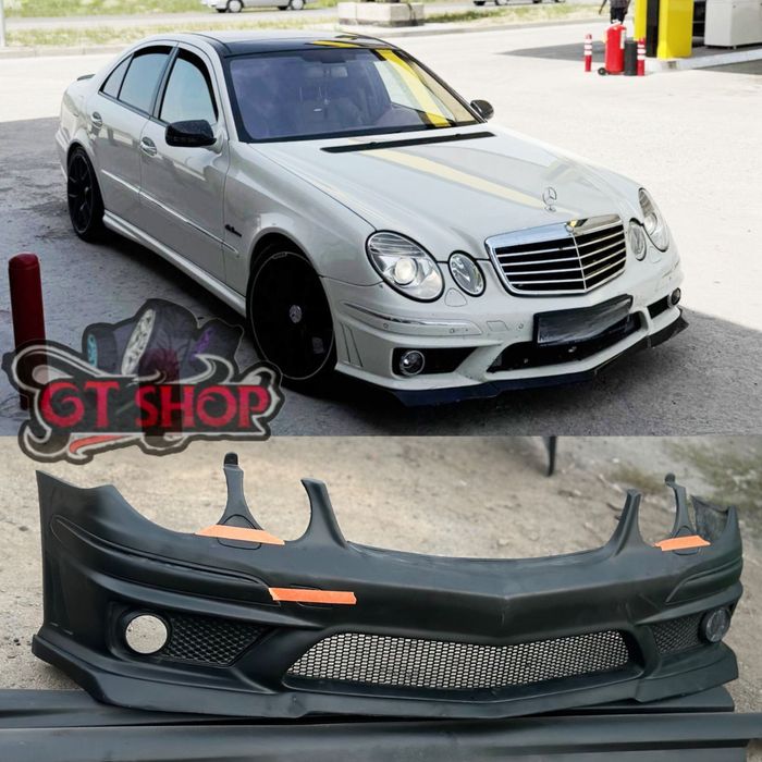 Бампер мерседес W211 пороги мерседес W211