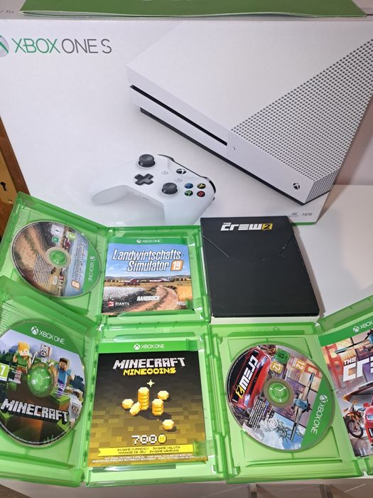 Xbox one s 1tb cu controller+3 jocuri