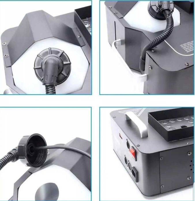 Aparat fum vertical 1500 W DF-1500A 24xLED telecomanda Control DMX