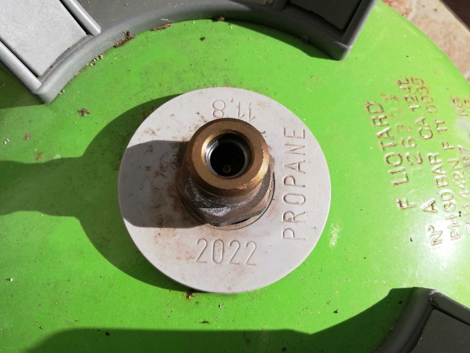 Butelie gaz Elfie Primagas 12 litri Twiny rulota 20mm