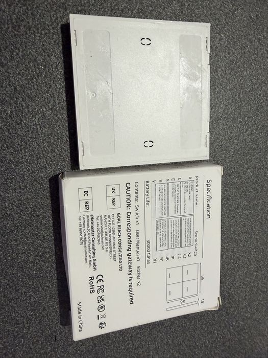 Tuya Zigbee Switch 4 Gang Scenario