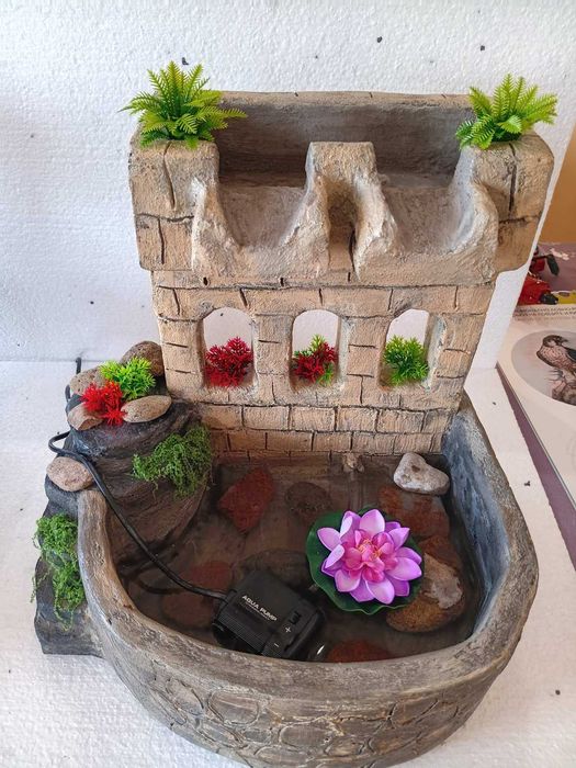 ръчно изработен декоративен фонтан