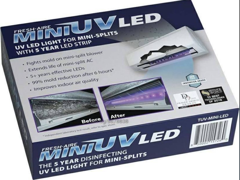 UV LED за почистване и дезинфекция в климатична система