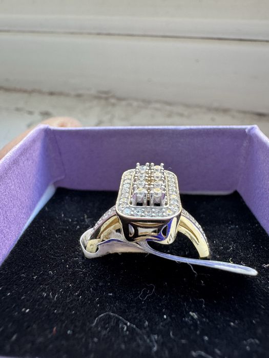 Золотое кольцо 585 проба италия