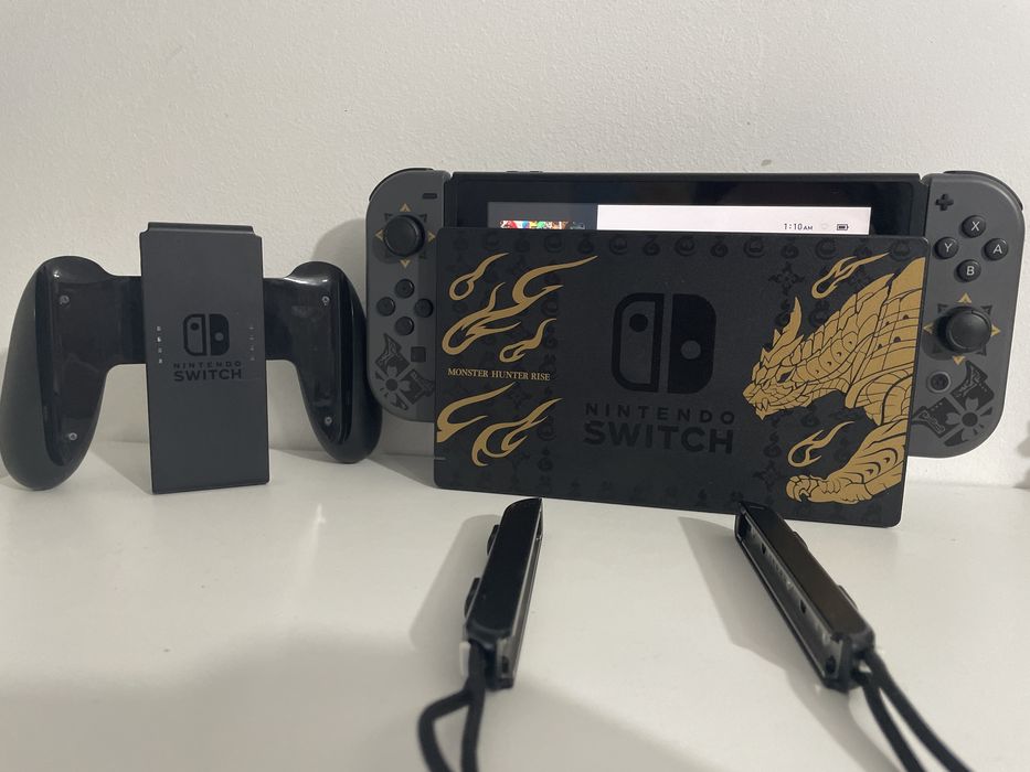 Nintendo switch Monster Hunter Rise edition plus husa monster edition