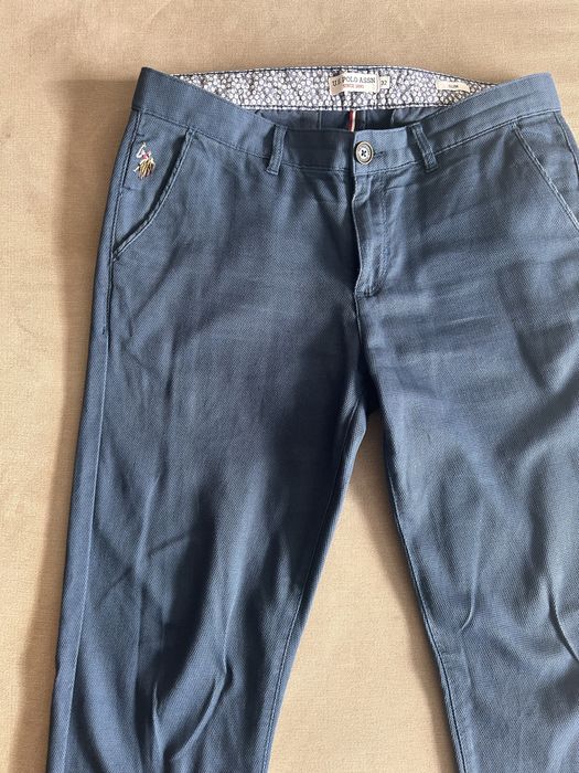 Мъжки панталон U.S.Polo Assan 32размер, син цвят