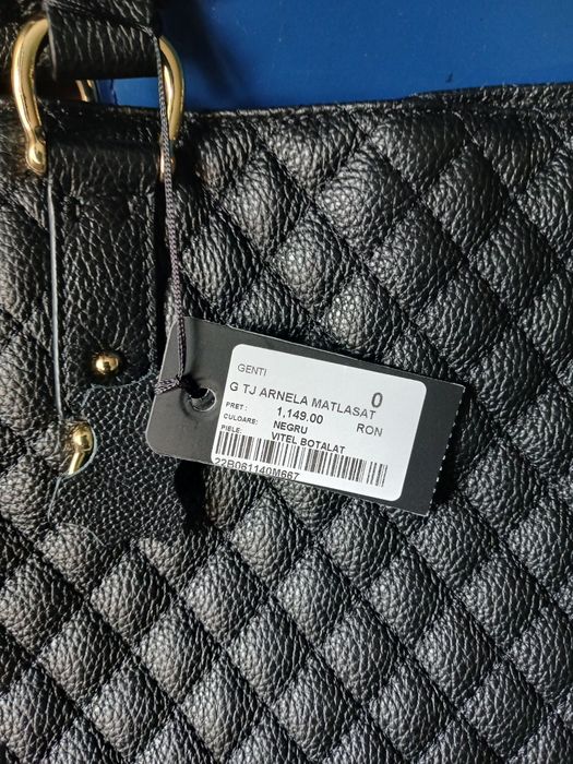 Geanta noua din piele de vitel