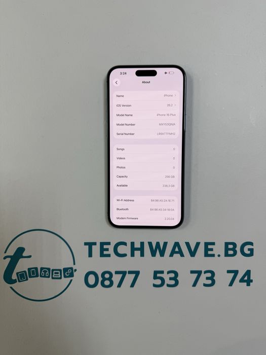 iPhone 16 Plus  256GB  Teal