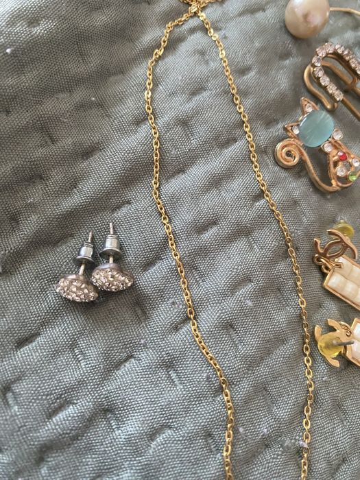 Лот бижута и брошки