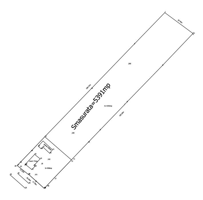 Vânzare teren intravilan la strada principala– Ghercesti, sat Teisani.