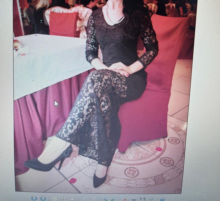 Продам платье черное вечернее