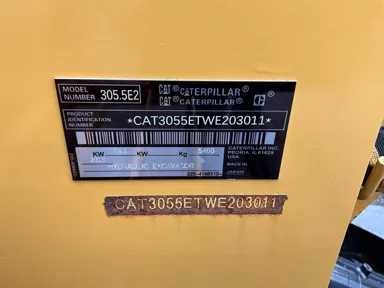 Excavator Caterpillar 305.5E2 2018