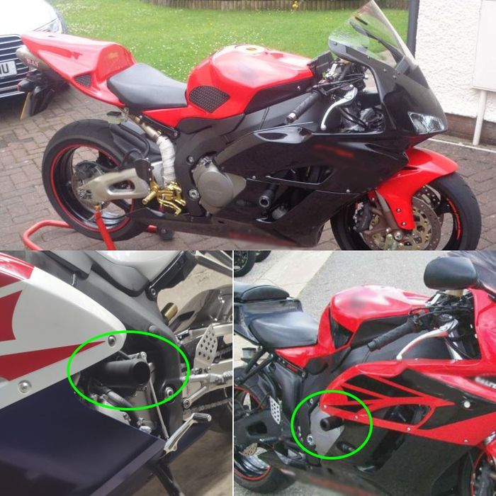 Краш тапи за Honda CBR 1000RR 2004