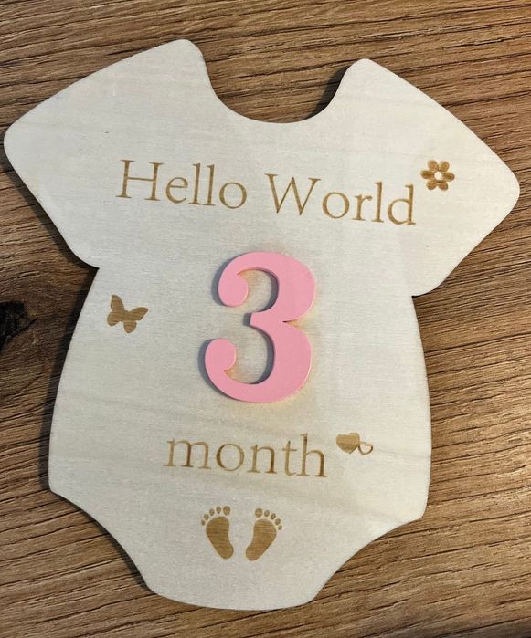 Дървени плакети и месечинки