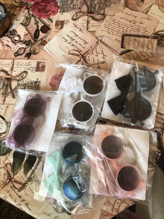 Комплект детска лента за коса и слънчеви очила