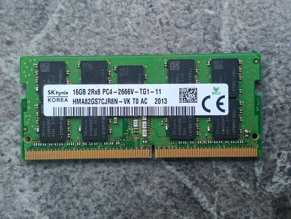 Vand memorie RAM SK Hynix Korea DDR4 16GB 2666 MHz pt laptop sau imac