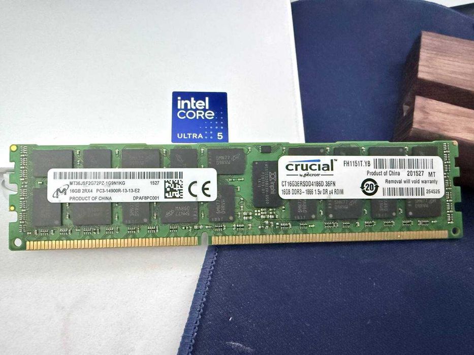 Оперативная память Crucial  CT16G3ERSDD4186D DDR3 16Gb Серверная
