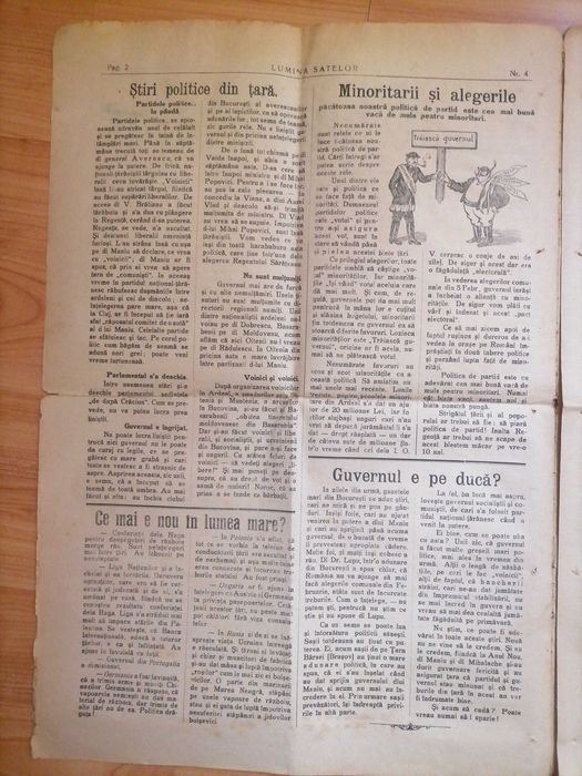 Ziar vechi colectie Lumina Satelor, Oastea Domnului 1930 Iosif Trifa