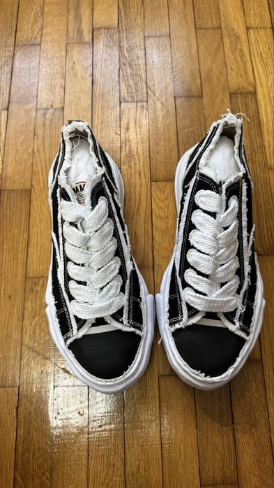 Maison Mihara Yasuhiro Peterson OG Sole Canvas Low Black