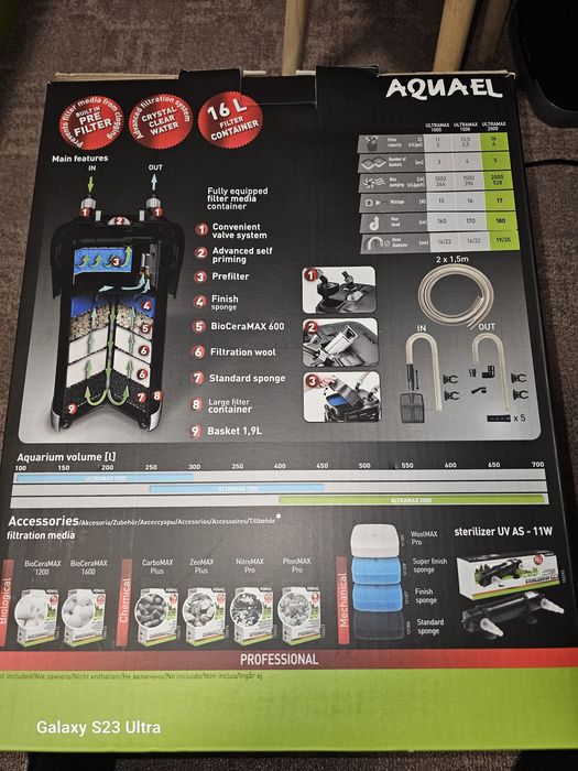 Aquael Ultramax 2000 filter