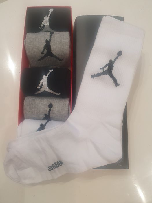 Ciorapi bumbac  Nike , Jordam  set 6 perechi noi la cutie