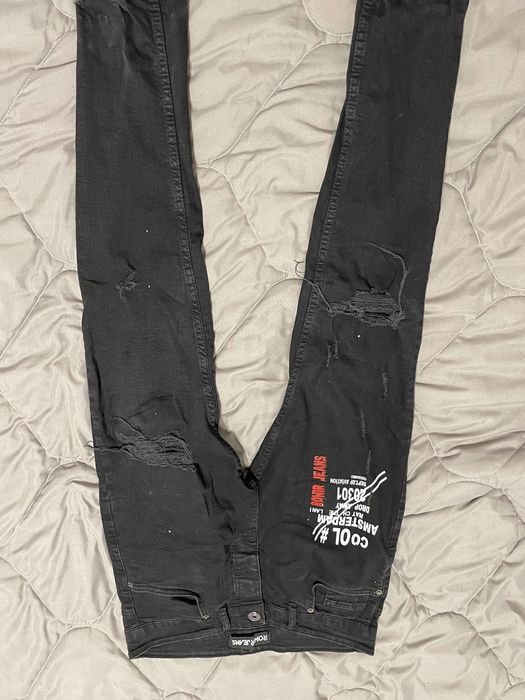 Мъжки черни дънки