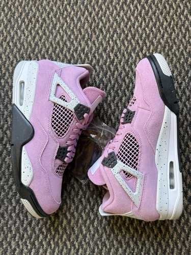Sneakers Jordan4 Orchid Pink cu eticheta (nu Nike, Gucci, Adidas, Balenciaga)