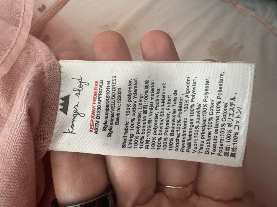 Rochie ocazie captuseala bumbac  Konges Slojd 3 ani