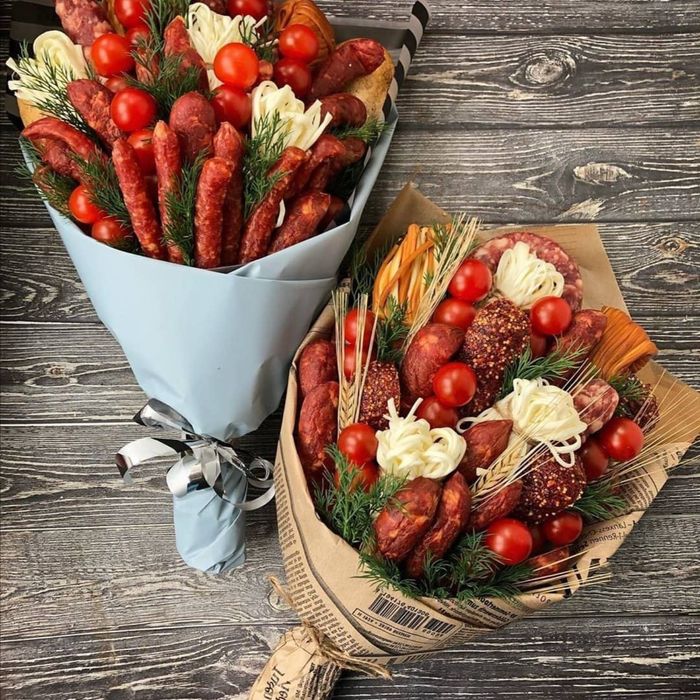 Съедобный фруктовый мужской букет