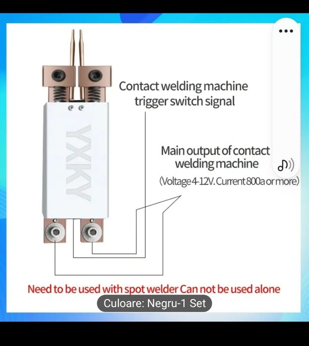 Aparat lipire acumulatori