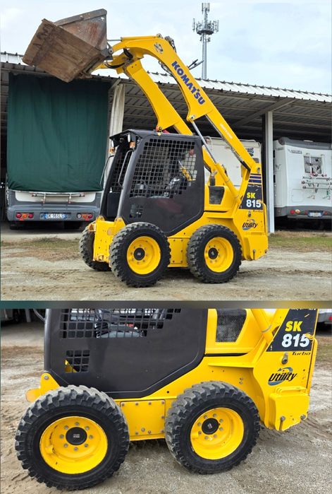 Miniîncarcător KOMATSU SK815 SUPER FLOW  mini incarcător IMPECABIL