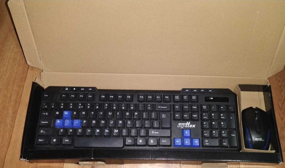 Комплект безжична клавиатура и мишка Digittex A0719