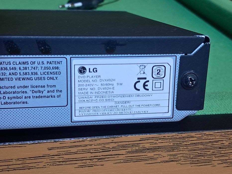 DVD player LG DVX492H, Full HD, usb, hdmi