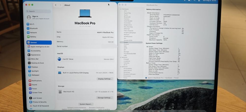 Macbook M5 Max 14' 128Gb RAM 2Tb SSD NOU 18CPU 40GPU