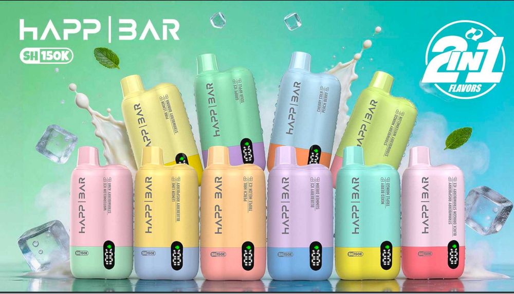 Vape Happ Bar 150 000 Puffs 2 arome