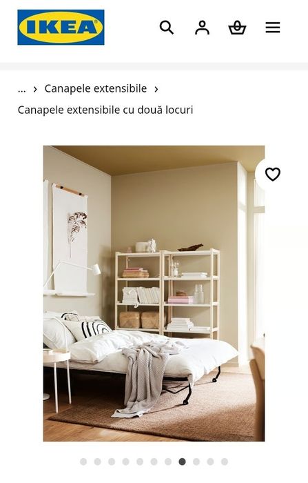 Pat fără saltea 90×200 și 90/190 și Canapea extensibila