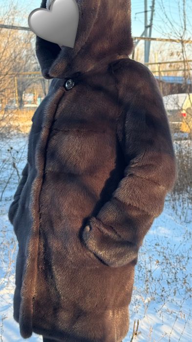 Норка шубка натуральный