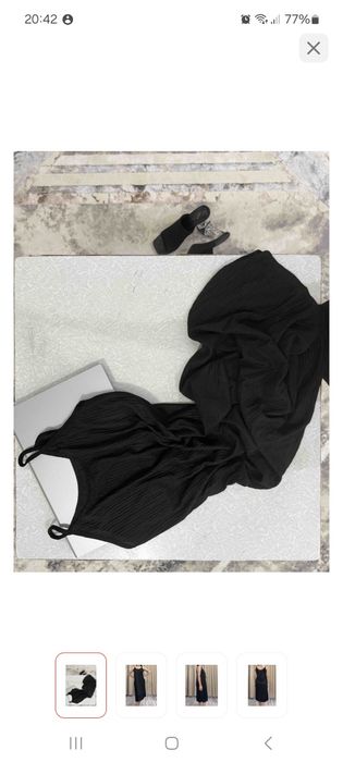 Платье чёрное, 46 р. Новое.