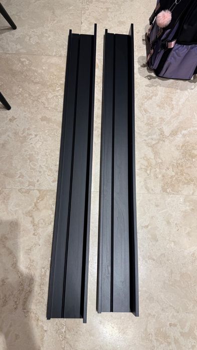Polita MOSSLANDA IKEA , neagra, 115 cm
